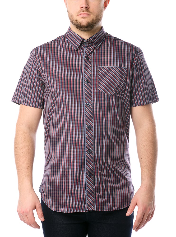 Men's casual short sleeve shirt