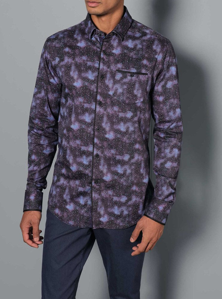 CHEMISE DÉCONTRACTÉE À MANCHES LONGUES POUR HOMMES