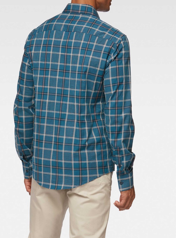 Men's casual long sleeve shirt