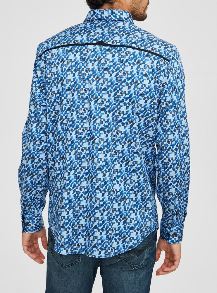 Men's casual long sleeve shirt