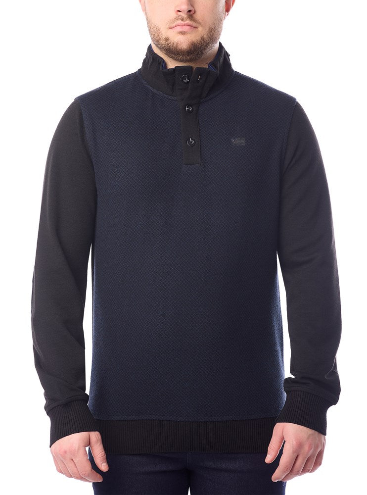 Men's mock zip sweater