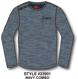Men's crew neck long sleeve t-shirt