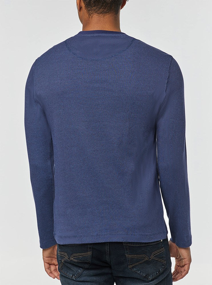 Men's crew neck long sleeve t-shirt