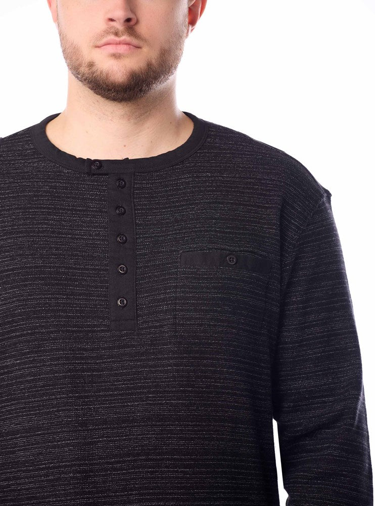 Men's henley long sleeve t-shirt