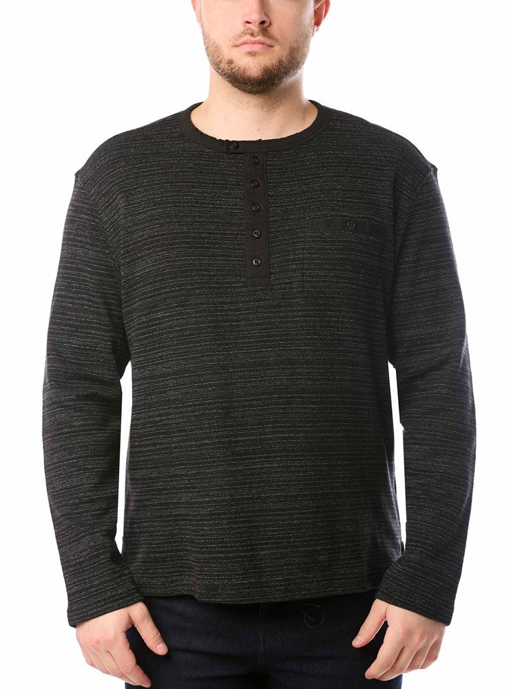 Men's henley long sleeve t-shirt