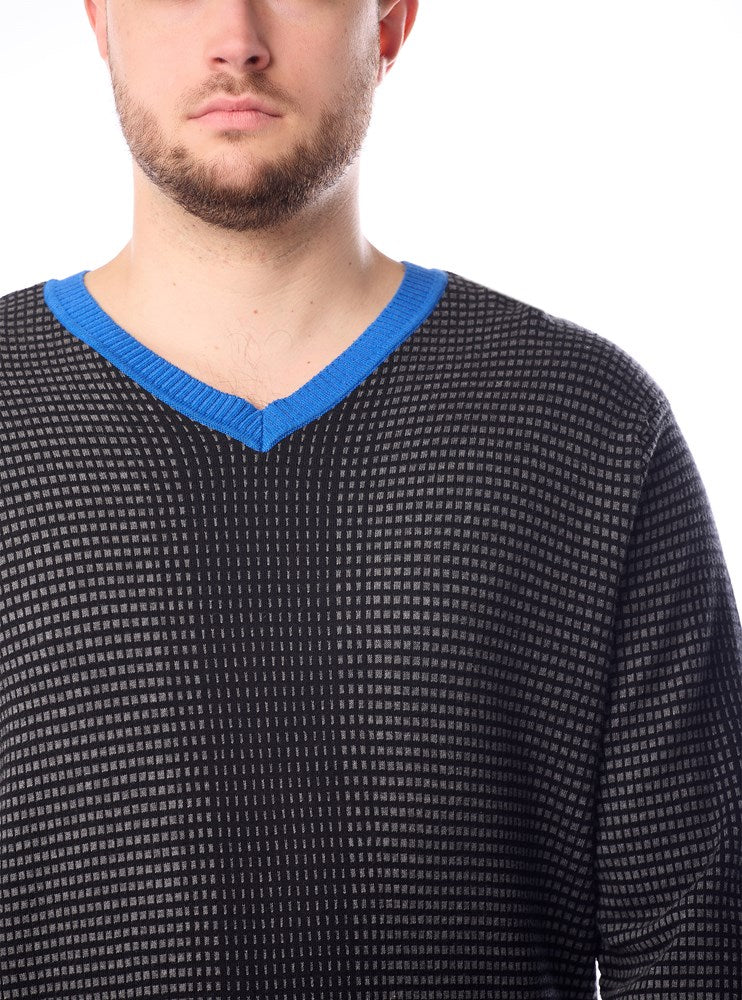 PULL-OVER À COL EN V POUR HOMMES