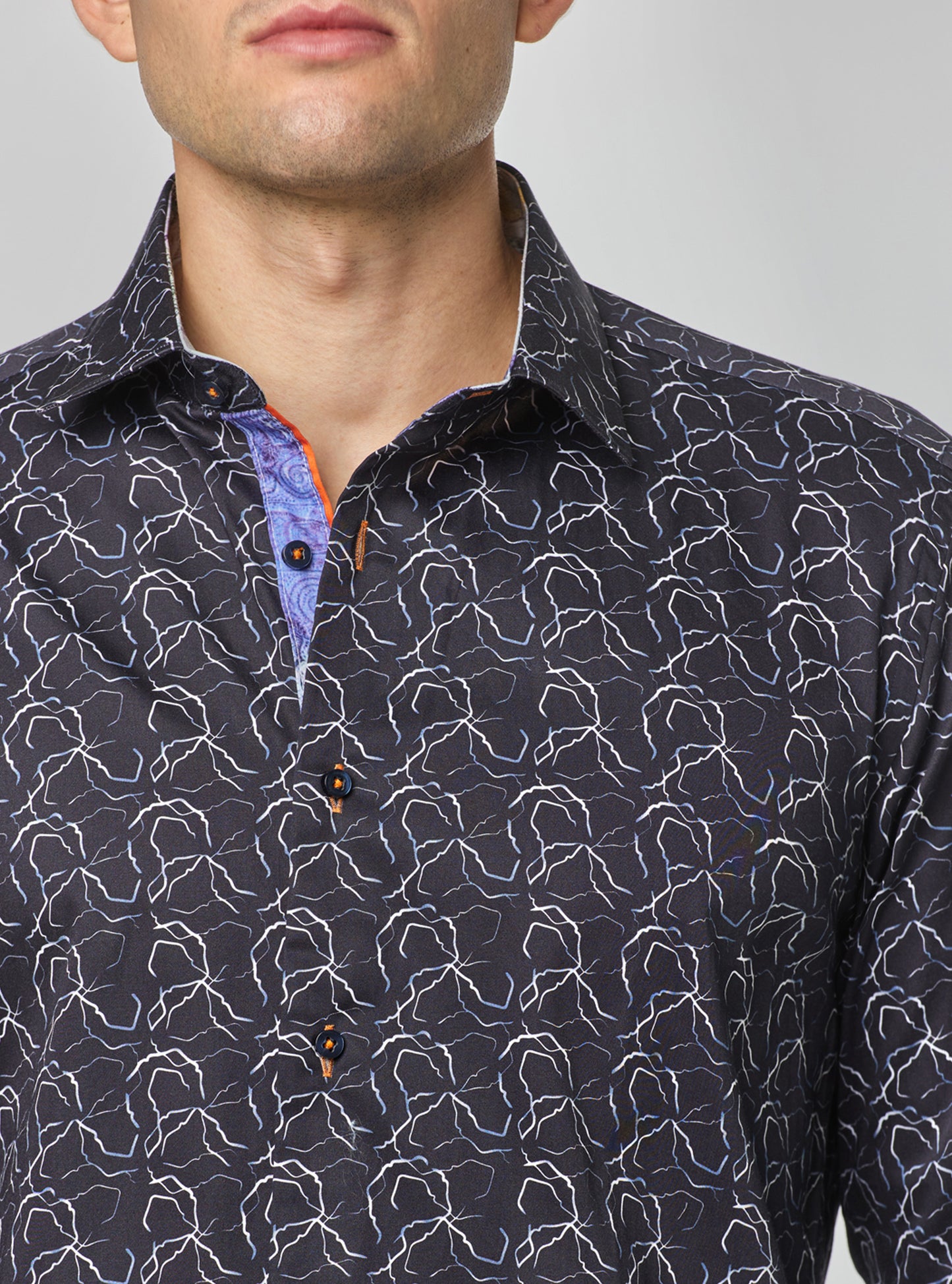 Men's casual long sleeve shirt