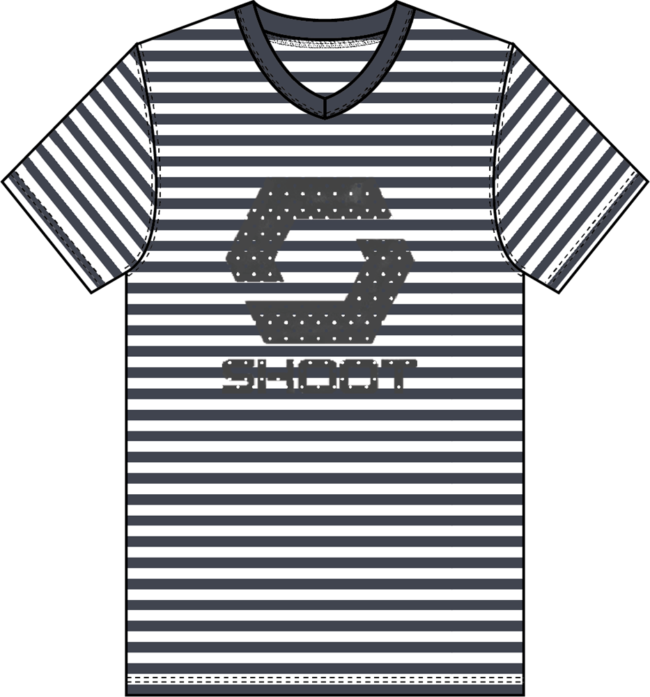 T-SHIRT MANCHES COURTES À COL EN V POUR HOMMES