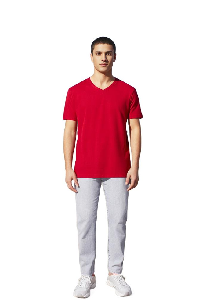Men's v neck short sleeve t-shirt