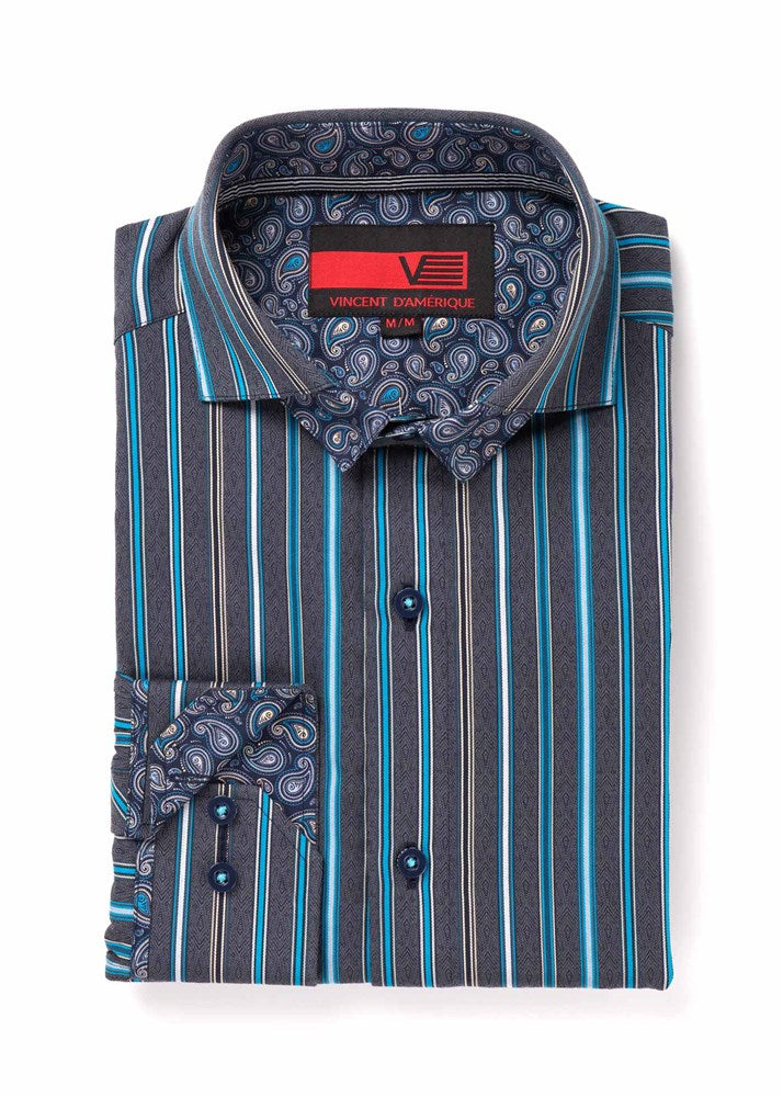 Men's casual long sleeve shirt