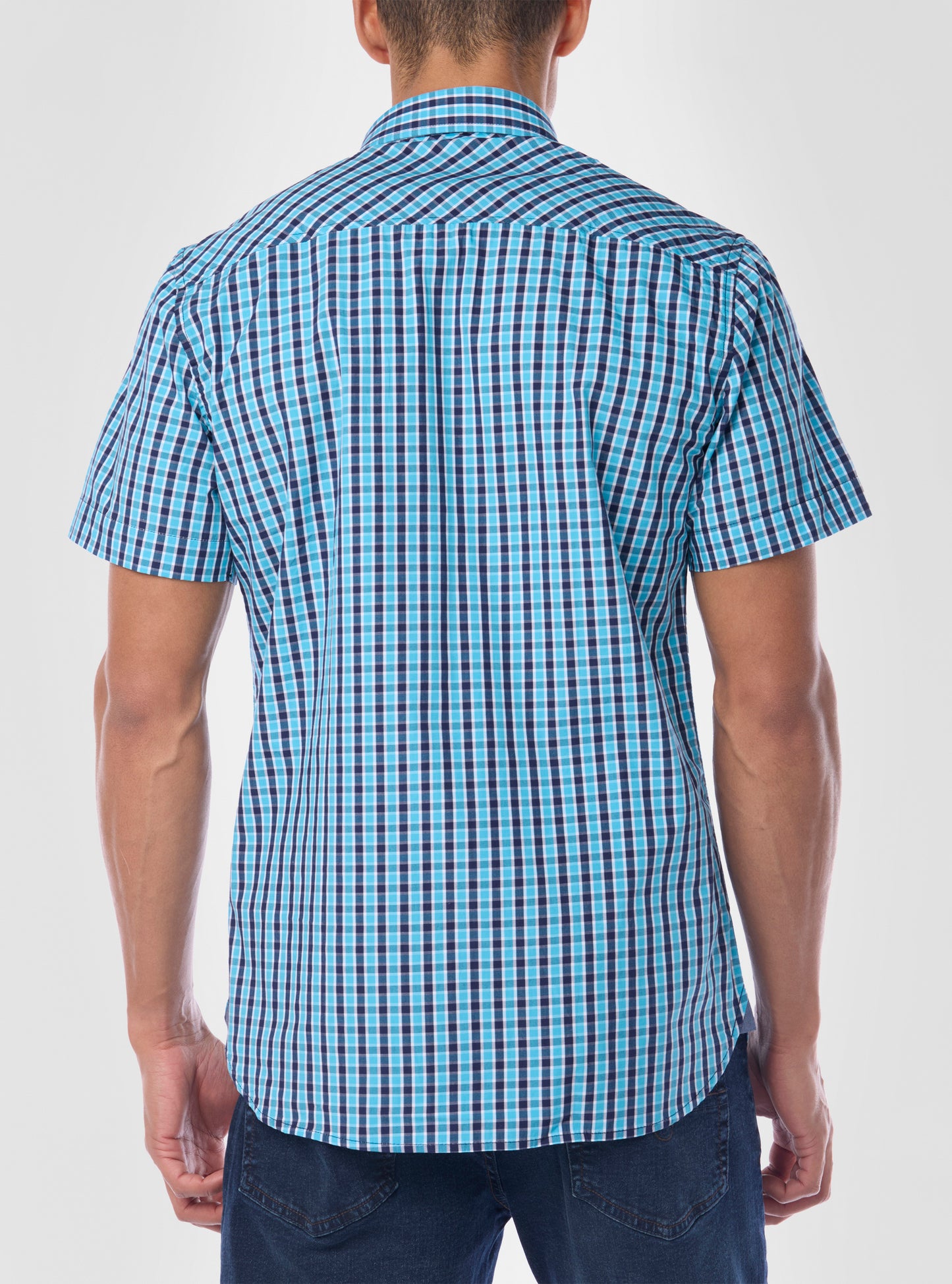 Men's casual short sleeve shirt