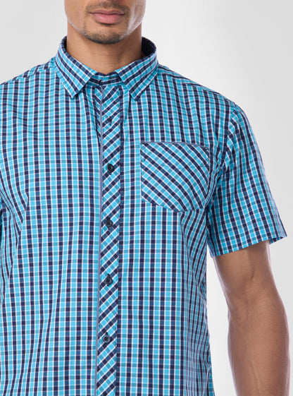 Men's casual short sleeve shirt