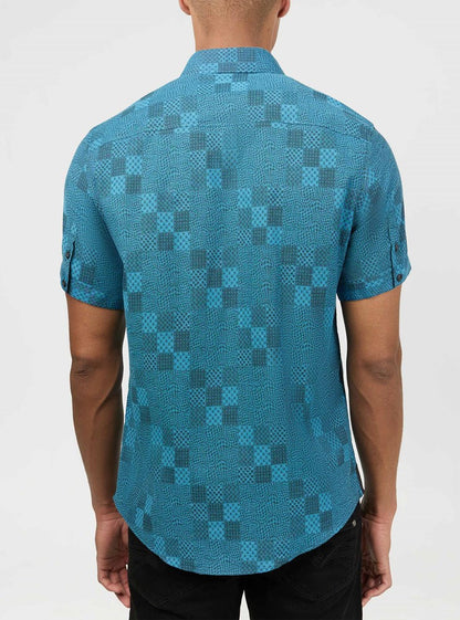 CHEMISE DÉCONTRACTÉE À MANCHES COURTES POUR HOMMES