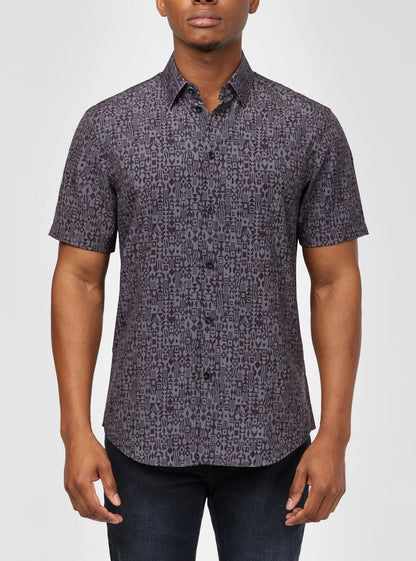 Men's casual short sleeve shirt