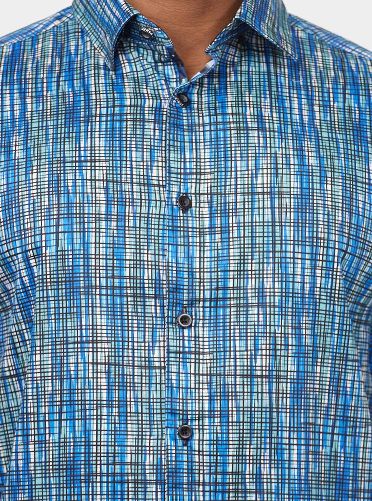 Men's casual short sleeve shirt