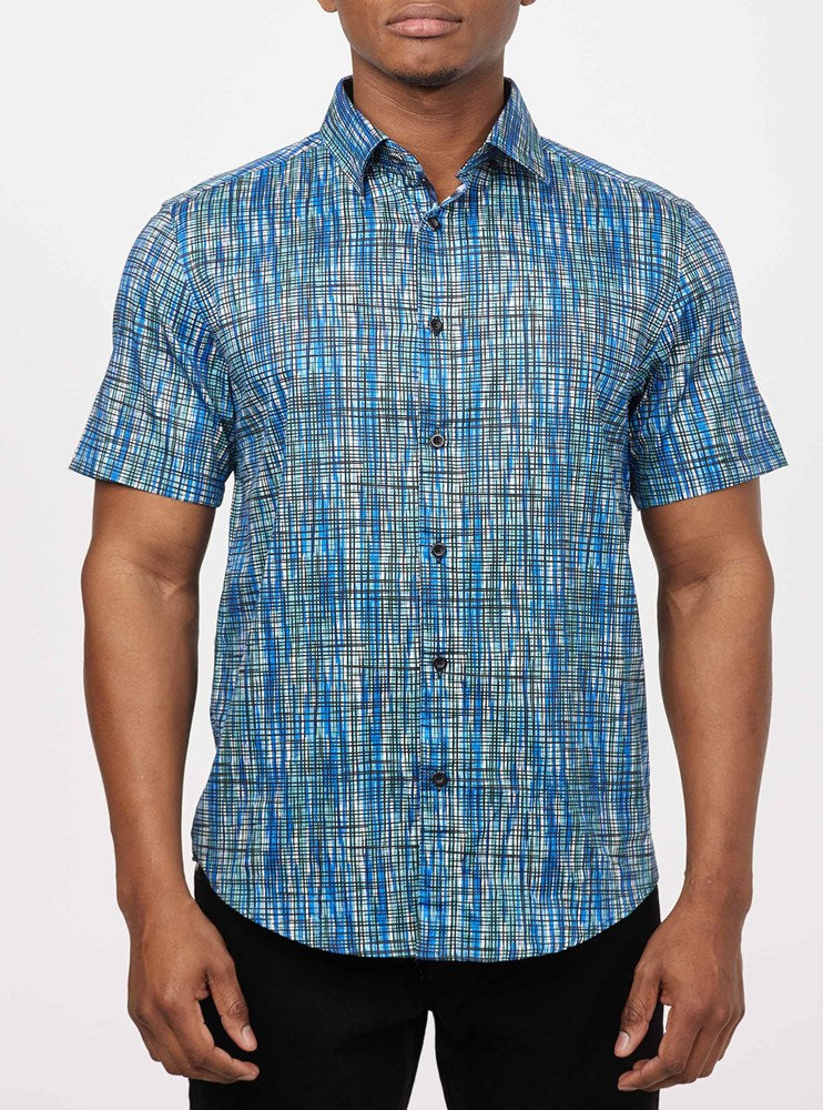 Men's casual short sleeve shirt