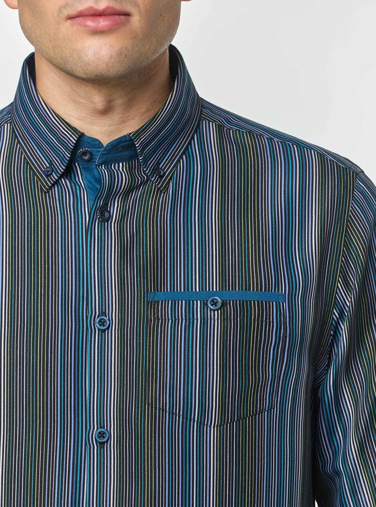 CHEMISE DÉCONTRACTÉE À MANCHES LONGUES POUR HOMMES