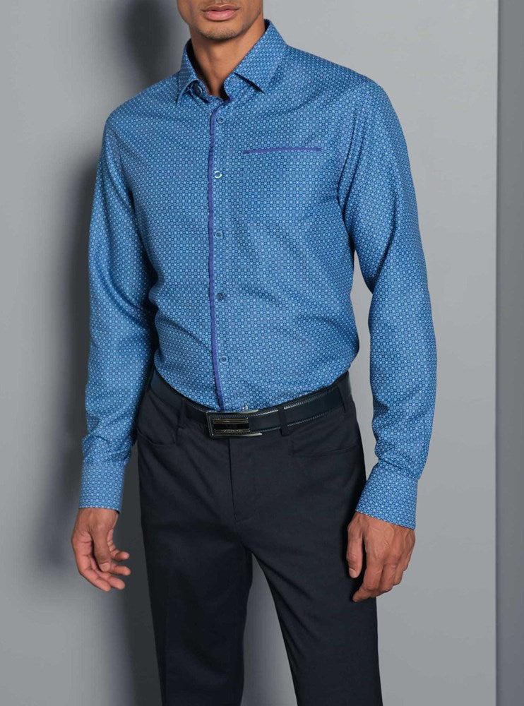 Men's casual long sleeve shirt
