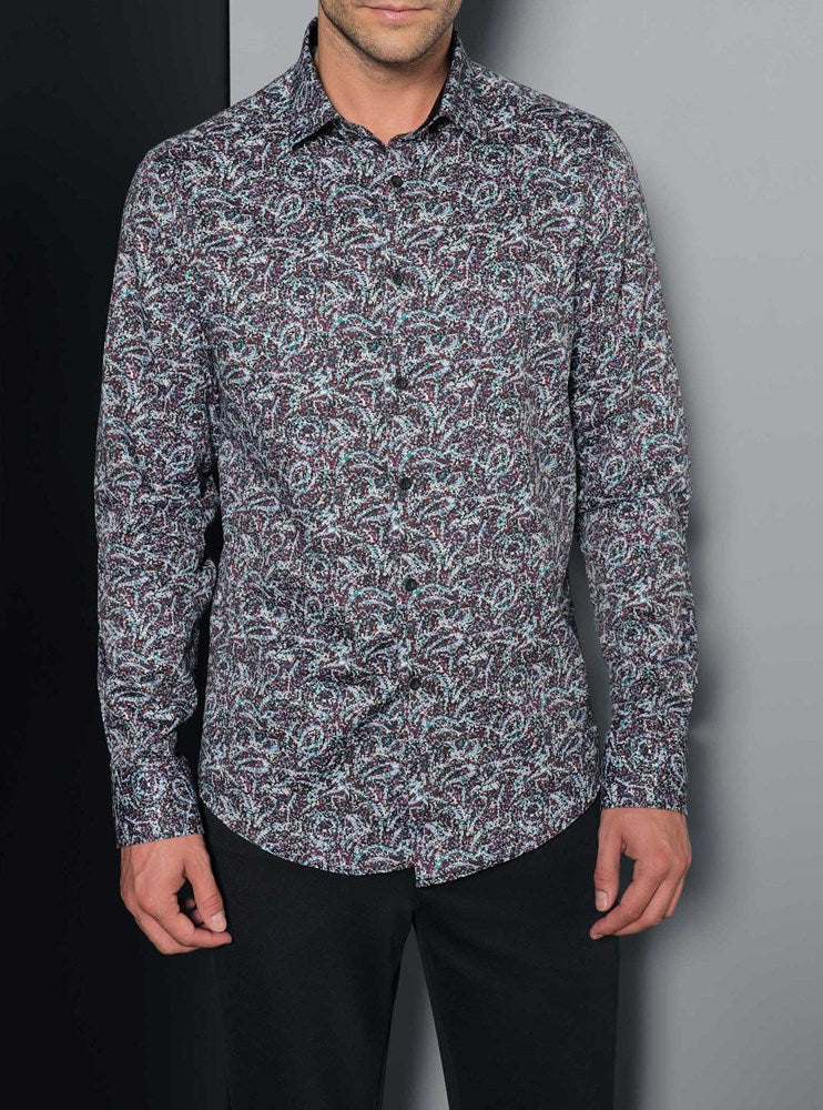 Men's casual long sleeve shirt