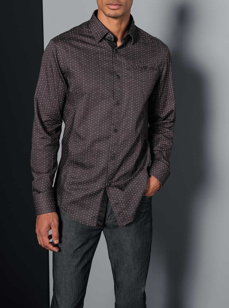 Men's casual long sleeve shirt