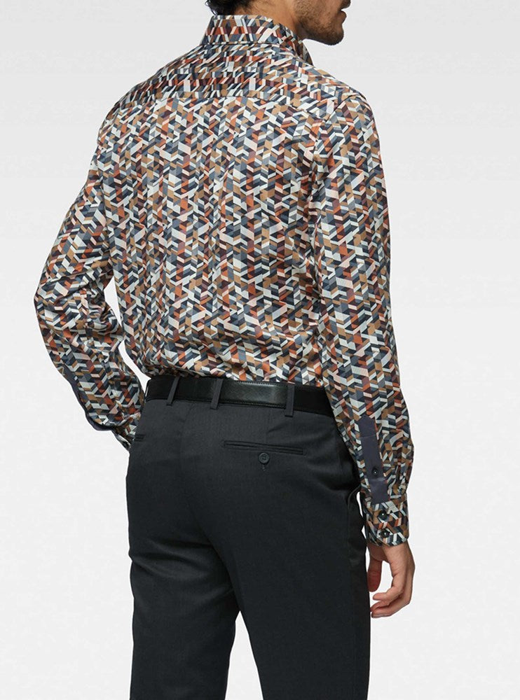 Men's casual long sleeve shirt