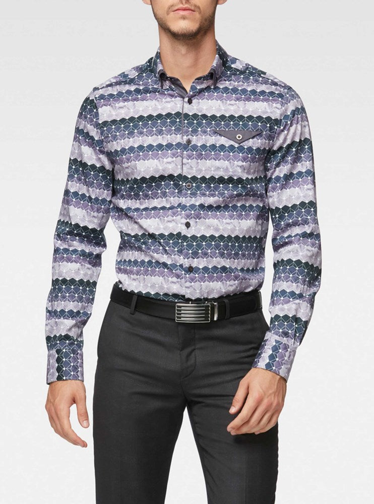CHEMISE DÉCONTRACTÉE À MANCHES LONGUES POUR HOMMES