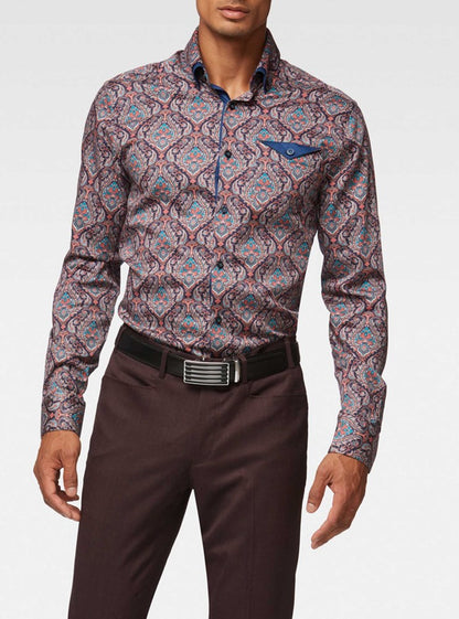 CHEMISE DÉCONTRACTÉE À MANCHES LONGUES POUR HOMMES