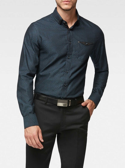CHEMISE DÉCONTRACTÉE À MANCHES LONGUES POUR HOMMES