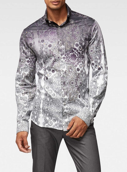 Men's casual long sleeve shirt