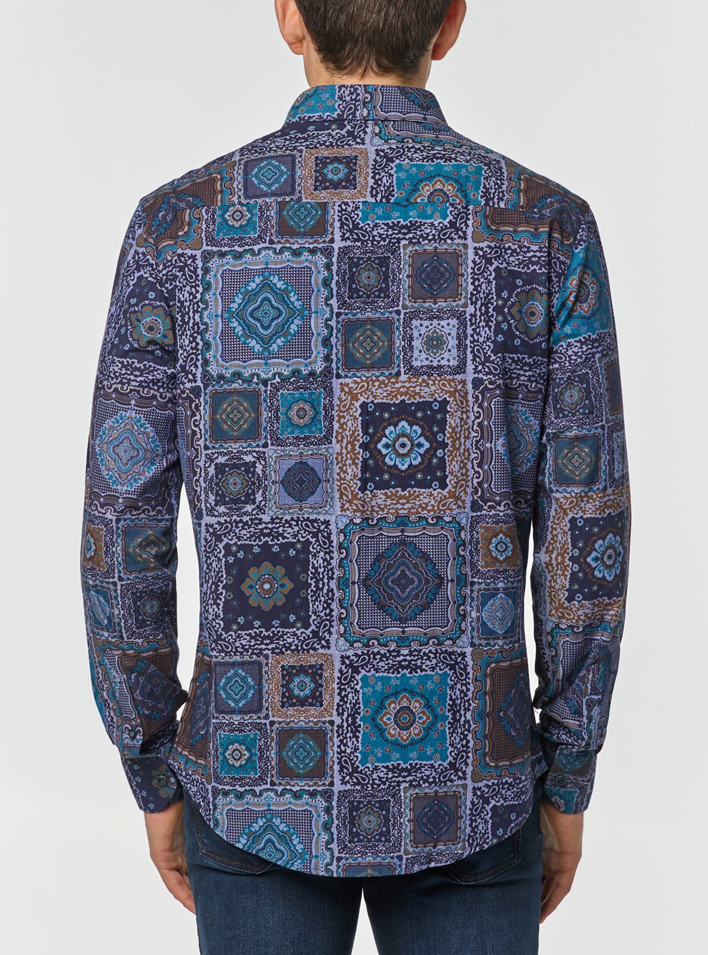 Men's casual long sleeve shirt