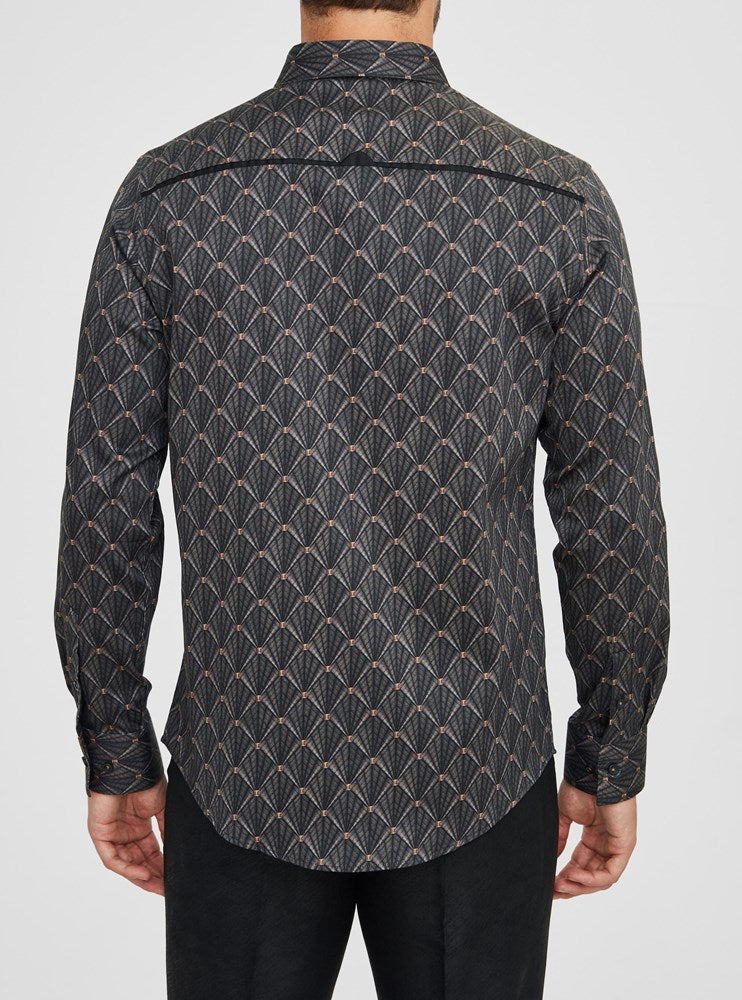 CHEMISE DÉCONTRACTÉE À MANCHES LONGUES POUR HOMMES