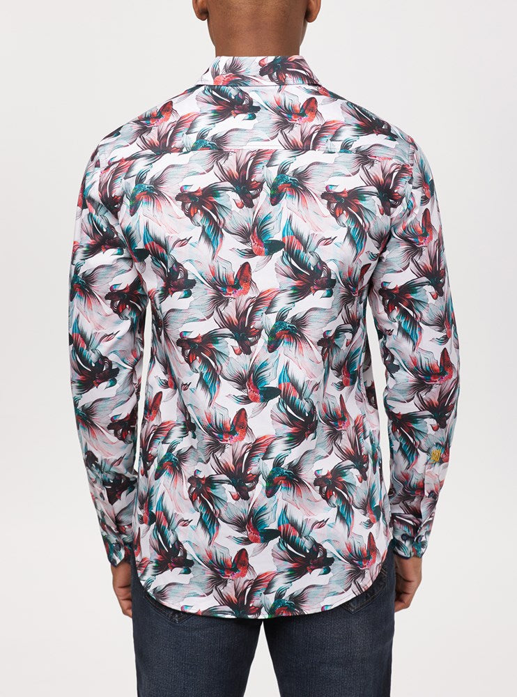 CHEMISE DÉCONTRACTÉE À MANCHES LONGUES POUR HOMMES