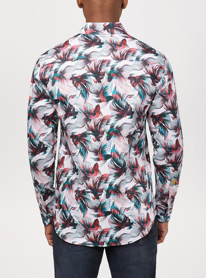 CHEMISE DÉCONTRACTÉE À MANCHES LONGUES POUR HOMMES