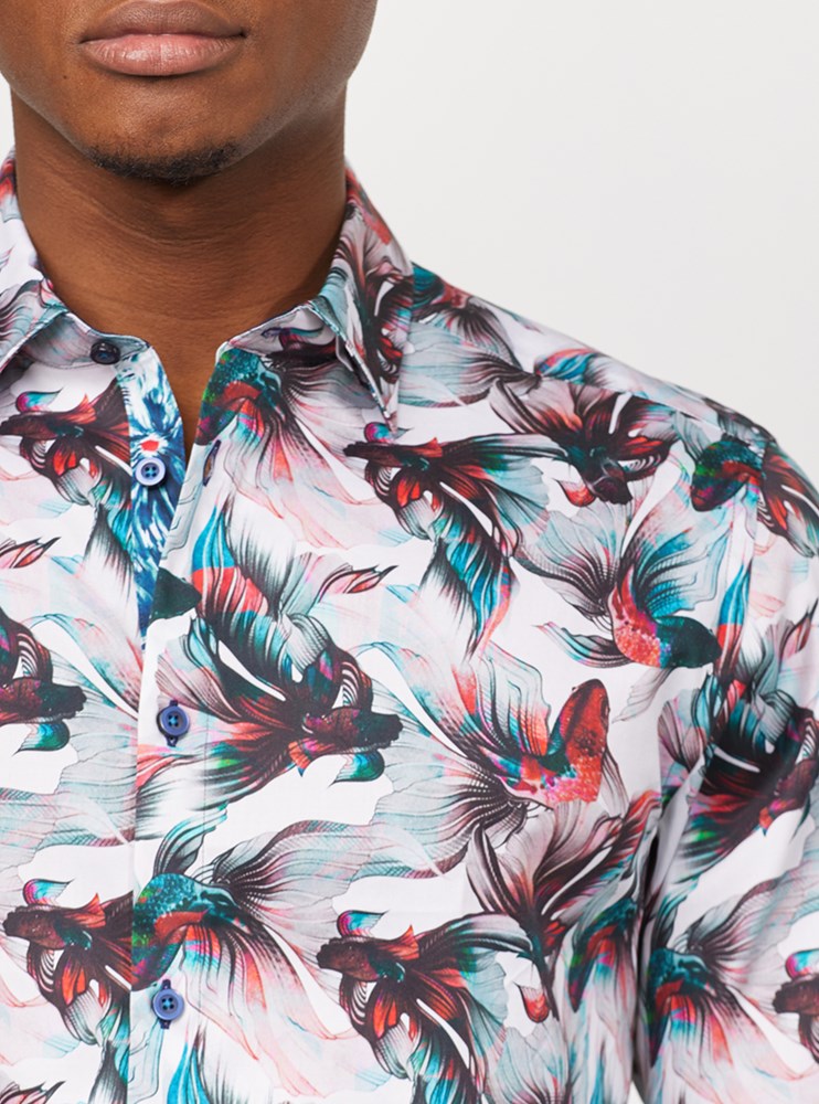 CHEMISE DÉCONTRACTÉE À MANCHES LONGUES POUR HOMMES