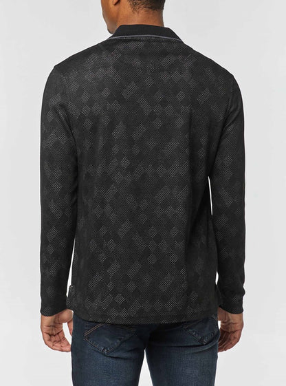 Men's long sleeve polo
