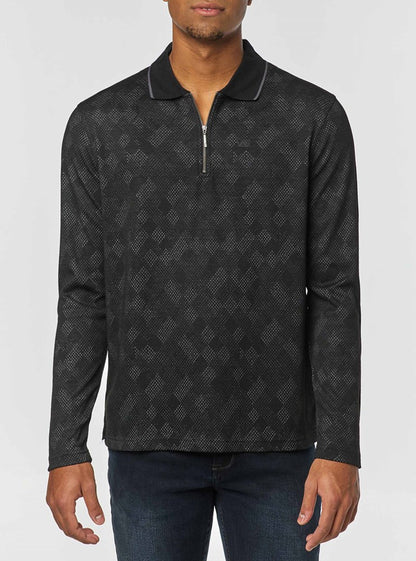 Men's long sleeve polo