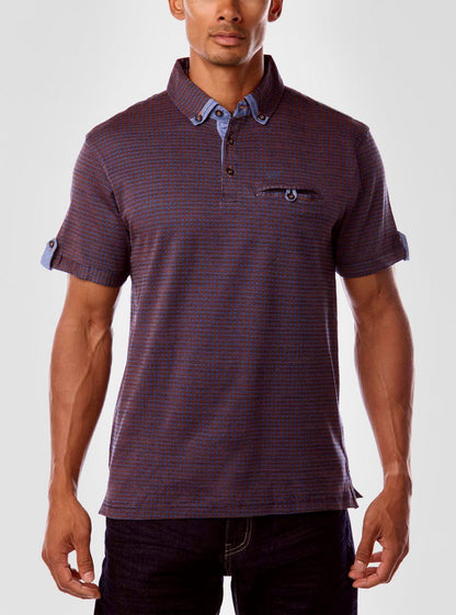 Men's short sleeve polo