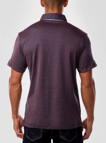 Men's short sleeve polo