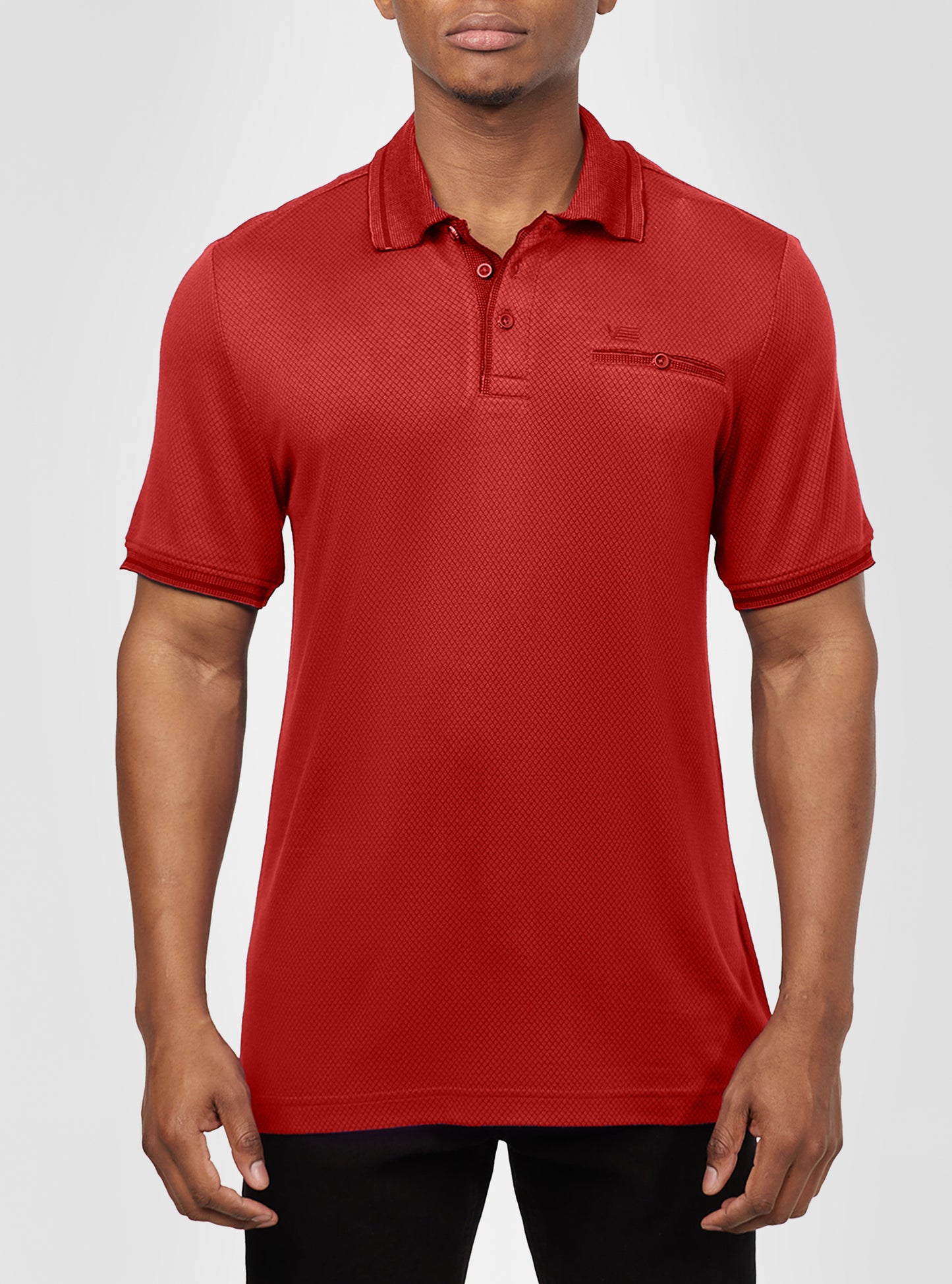 Men's short sleeve polo
