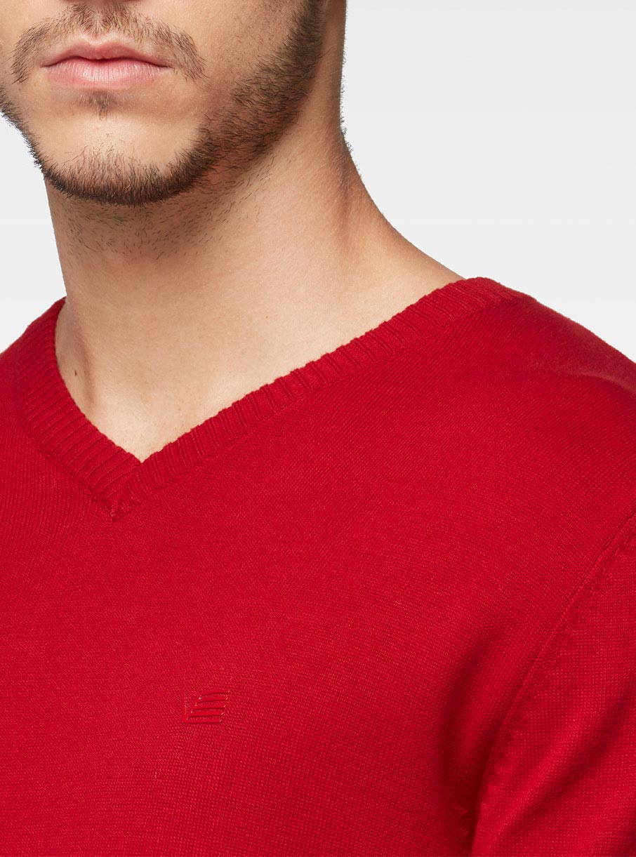 Men's v neck sweater