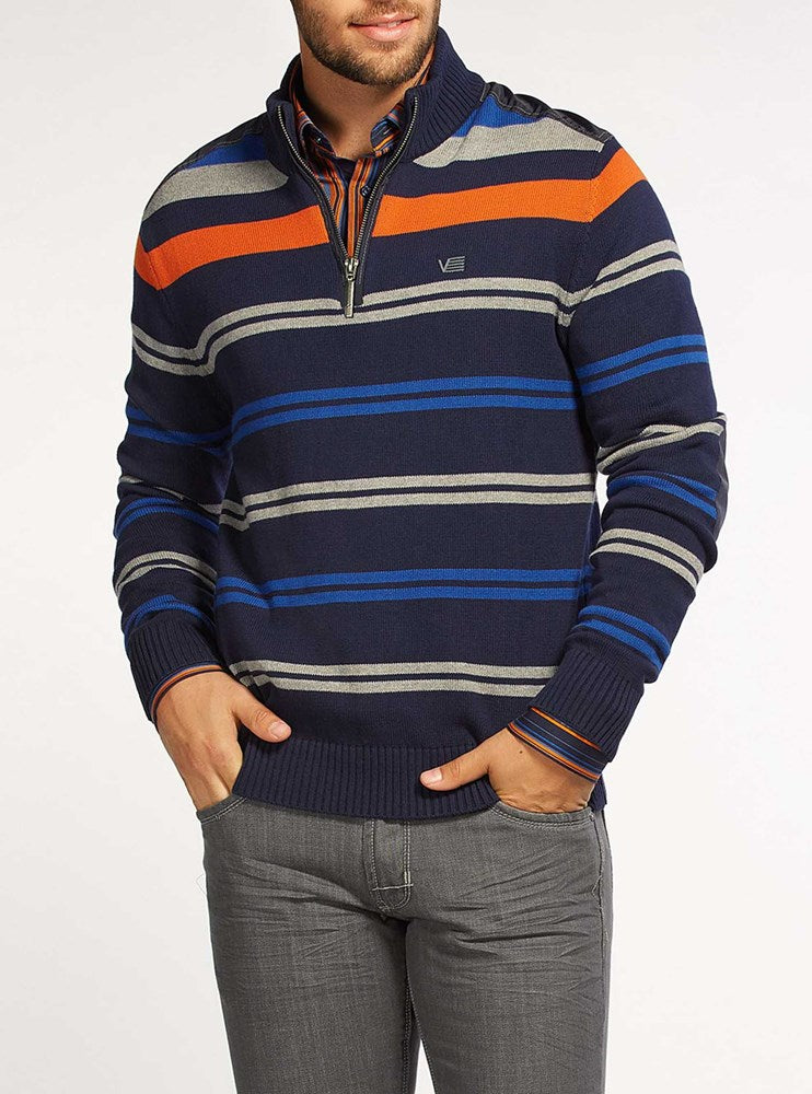 Men's mock zip sweater