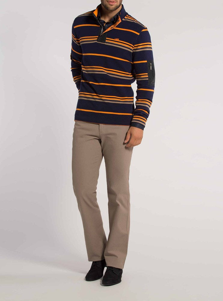 Men's mock zip sweater