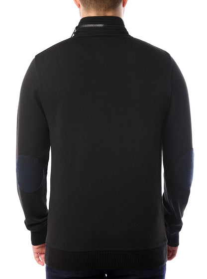 Men's mock zip sweater