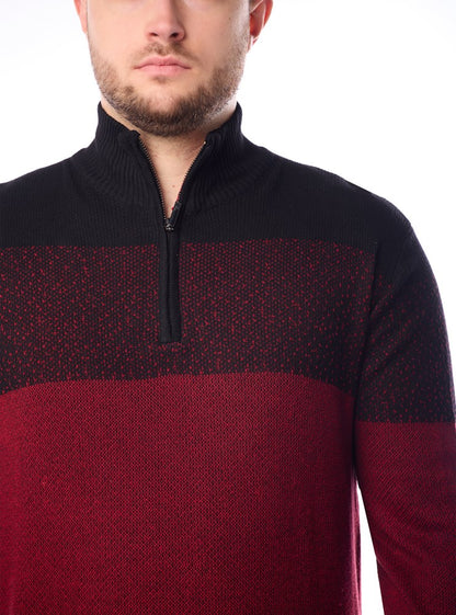 PULL-OVER À FERMETURE ÉCLAIR POUR HOMMES