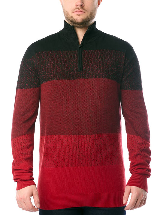 PULL-OVER À FERMETURE ÉCLAIR POUR HOMMES