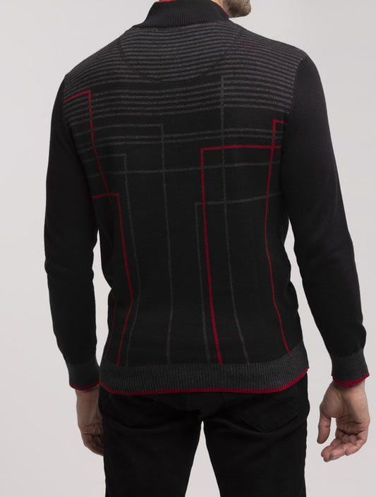 PULL-OVER À FERMETURE ÉCLAIR POUR HOMMES