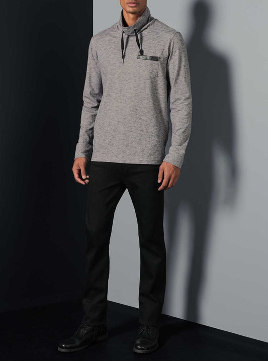 T-SHIRT À COL ROULÉ POUR HOMMES