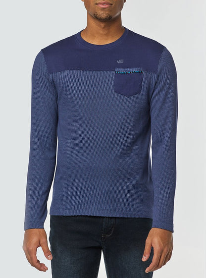 Men's crew neck long sleeve t-shirt
