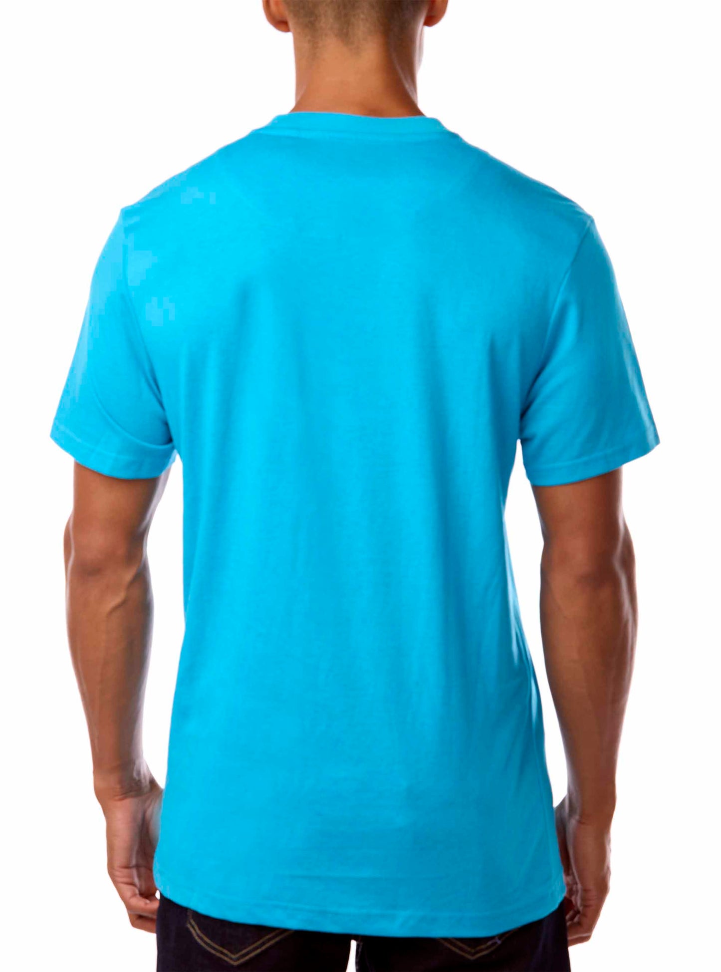 T-SHIRT MANCHES COURTES À COL EN V POUR HOMMES