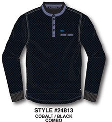Men's henley long sleeve t-shirt
